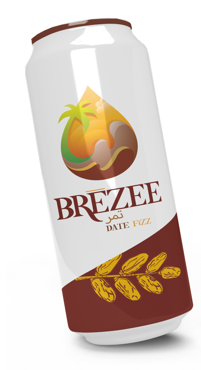 Brēzee Date Cola 12-pack can