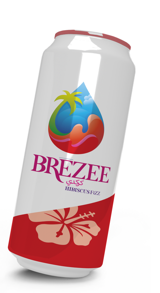 Brēzee Hibiscus Cola 12-pack can