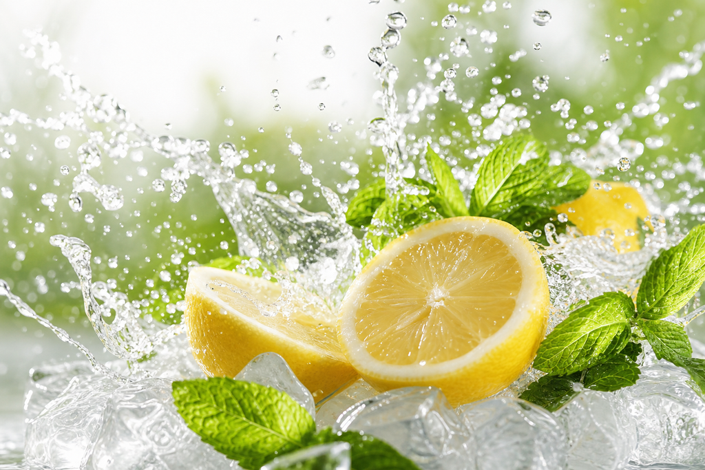 Lemon and fresh mint — the real ingredients behind Lemon-Mint Fizz