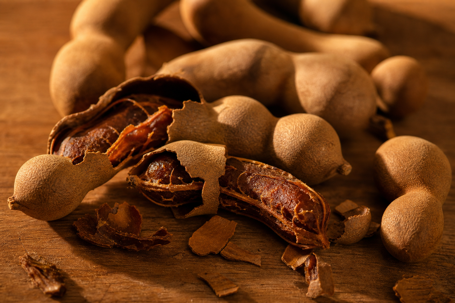 Tamarind pods — the real ingredient behind Tamarind Fizz