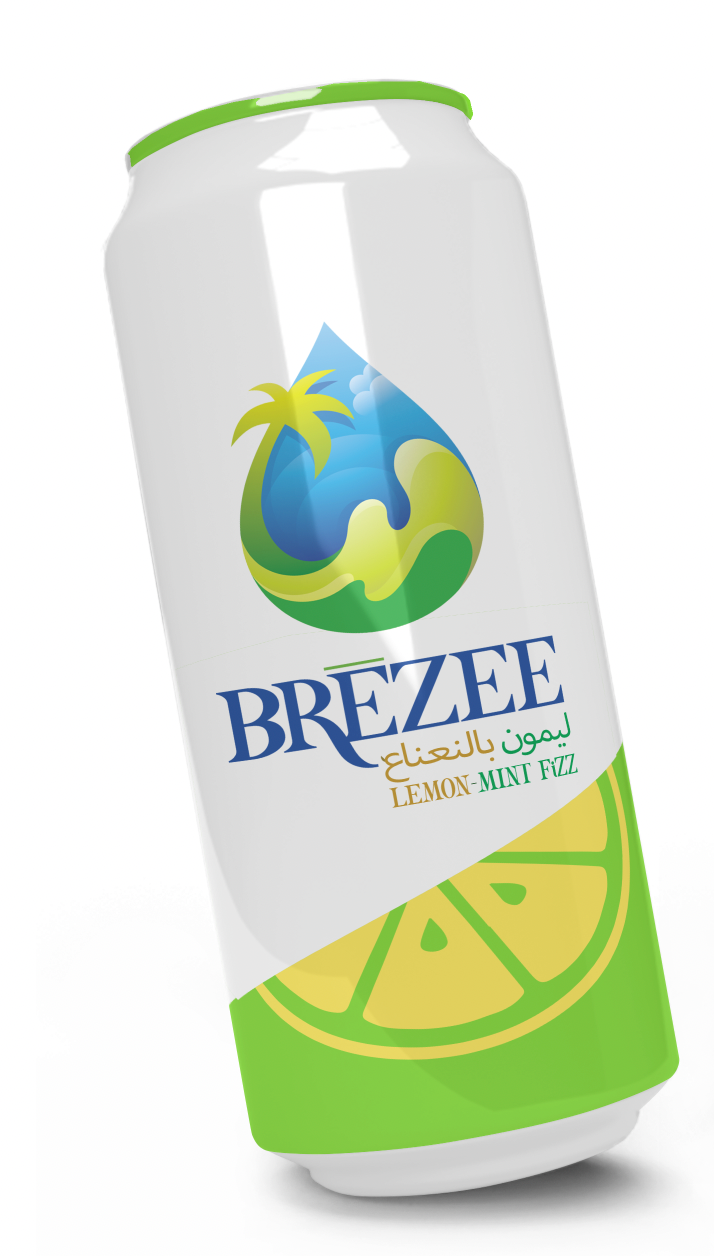 Brēzee Lemon Mint 12-pack can