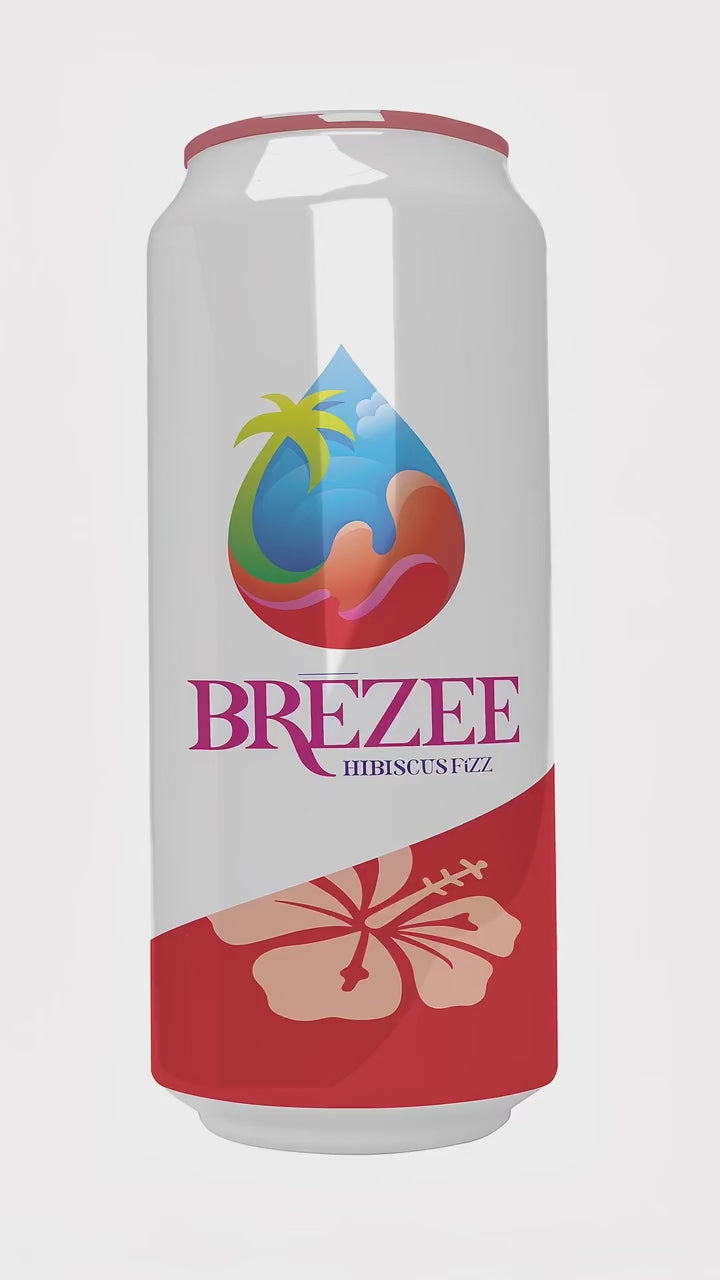 Brēzee Hibiscus Fizz — 12-Pack — product video